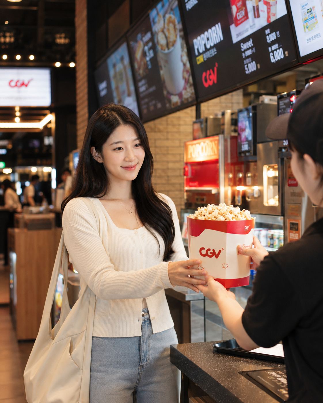 CGV 매점 및 스낵바 이용