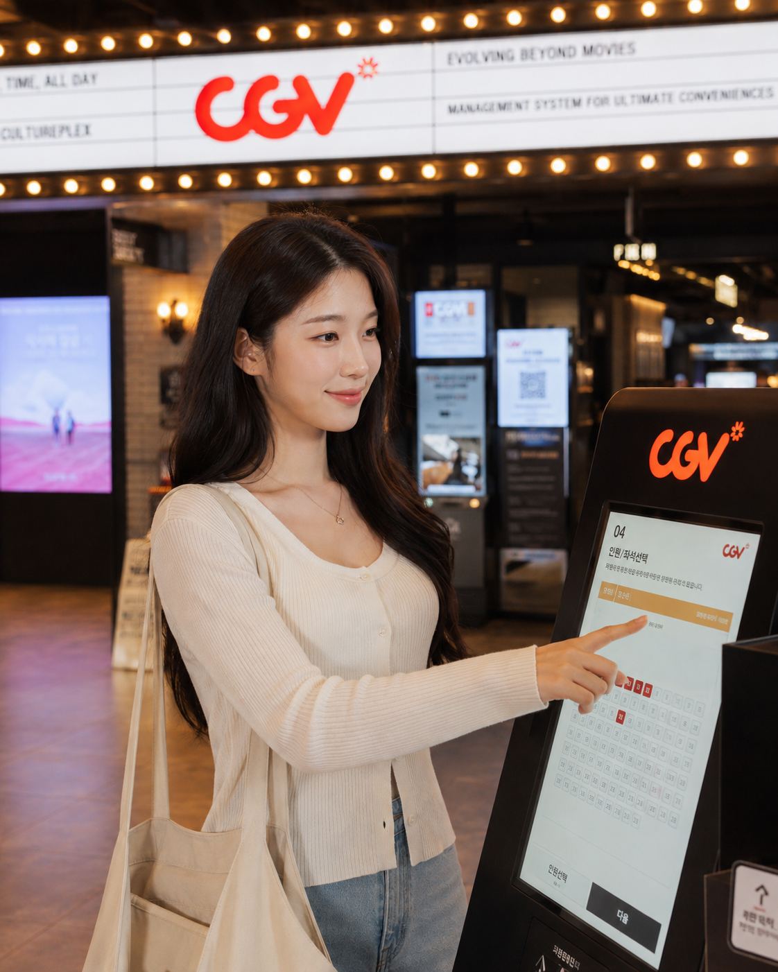 CGV 키오스크 예매